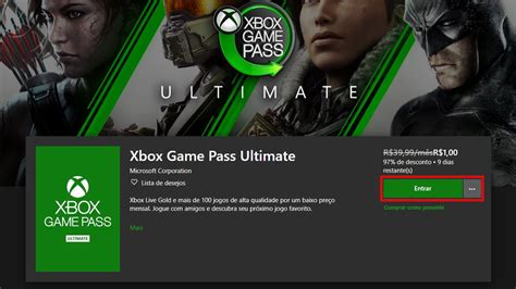 Reembolso de Assinatura Xbox Game Pass Ultimate